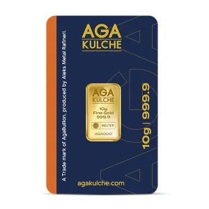 10 Gram Gold Bar .9999 AGA KULCHE