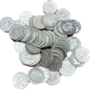 50 Silver Roosevelt Dimes .900 Silver