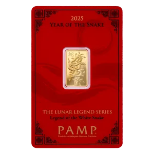 2025 5 Gram PAMP Gold Bar  – Legend of the White Snake Goddess