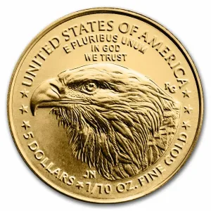United States Mint 2024 American Gold Eagle 1/10 Oz NGC MS70 FR Trump 45th President Label