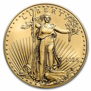 United States Mint 2024 American Gold Eagle 1/10 Oz NGC MS70 FR Trump 45th President Label