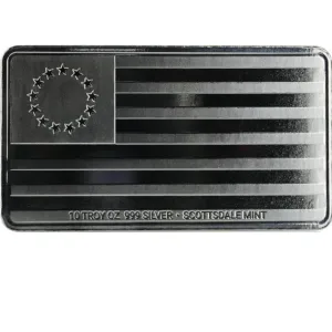 10 oz Mount Trumpmore Silver Bar