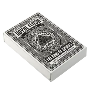 PAMP 1 oz Pure Silver Card Shaped Coin - Royal Flush King of Spades