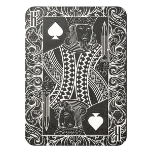 PAMP 1 oz Pure Silver Card Shaped Coin - Royal Flush King of Spades