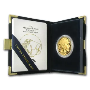 2007-W 1 oz Proof Gold Buffalo Coin (W/Box & COA) 2007-W 1 oz Proof Gold Buffalo Coin (W/Box & COA)