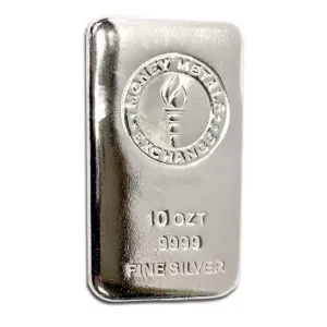 10 oz Random Brand 999 Silver Bar 10 oz Random Brand 999 Silver Bar