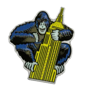 PAMP Suisse Burton Morris Gorilla Shaped 1 oz Colorized Silver Coin PAMP Suisse Burton Morris Gorilla Shaped 1 oz Colorized Silver Coin