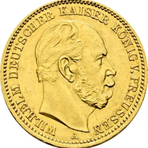 German 20 Marks 1871 Gold coin German 20 Marks 1871 Gold coin