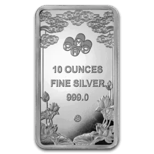 10 oz PAMP Suisse Silver Bar Good Luck Dragon In Assay 10 oz PAMP Suisse Silver Bar Good Luck Dragon In Assay